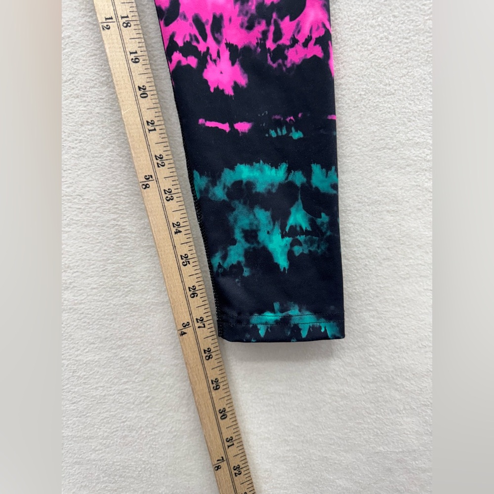 Fila Sport Women’s Small Running Leggings Bright Tie Dye Performance Athlete - Picture 7 of 8